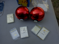 3 POKEMON PIKACHU Burger King Gold-Plated Card Pokeball CARDS 1999 SEE PICS! - Image 5