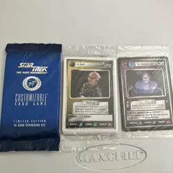 Star Trek Customizable Trading Card Game Unopened Pack And 2 Promo Packs - Image 1
