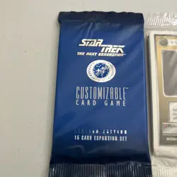 Star Trek Customizable Trading Card Game Unopened Pack And 2 Promo Packs - Image 2
