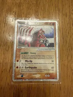 Pokemon TCG Groudon EX #038 2006 Black Star Promo Card - Image 3
