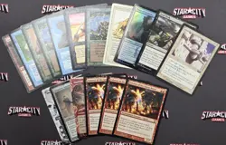 MTG Lot of 17 DAMAGED/INKED Magic the Gathering Cards - Image 1