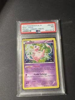 Mew BW98 Legendary Treasures PSA 7 Holo Rare Pokemon Card Promo Black White - Image 1