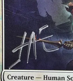 MTG Lot of 5 DAMAGED/Signed Magic the Gathering Cards - Image 4
