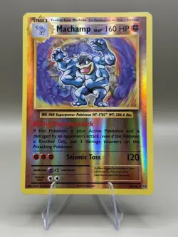 Machamp 59/108 Reverse Holo (MP) Pokemon TCG Card 2016 XY Evolutions - Image 1