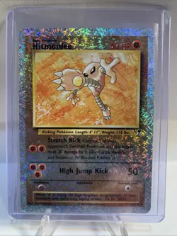 Pokemon Hitmonlee Legendary Collection Reverse Holo Rare Card 13/110 - Image 1