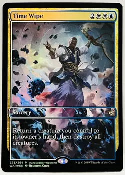 Time Wipe -Foil Near Mint English MTG Promos: Planeswalker Event - Image 1