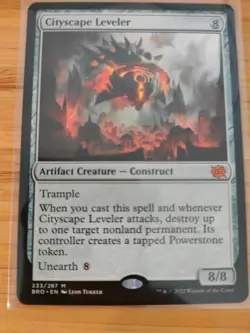 MTG Cityscape Leveler 233 The Brothers' War M/NM Free UK P&P - Image 1