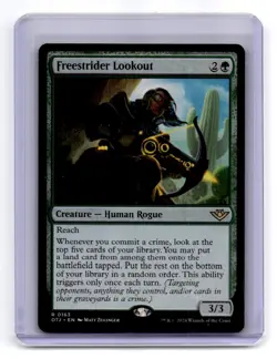 Outlaws of Thunder Junction #163 Freestrider Lookout - Image 1