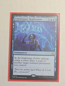 Extravagant Replication - Foundations - NM - MTG Magic - Rare - Enchantment - Image 1