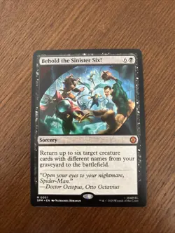 Behold the Sinister Six! - 0051 - Marvel's Spider-Man MTG NM/M - Ships Now - Image 1