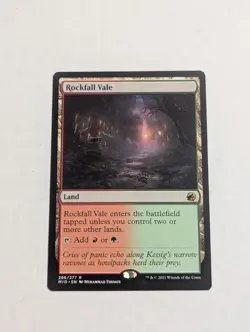 Rockfall Vale Innistrad: Midnight Hunt Regular - Image 1