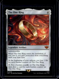 2023 Magic MTG Lord of Rings Tales Middle-Earth One Ring #0246 - Image 1