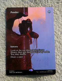Ponder M 0013 Mythic Borderless - Magic MTG Marvel's Spider-Man - Image 2