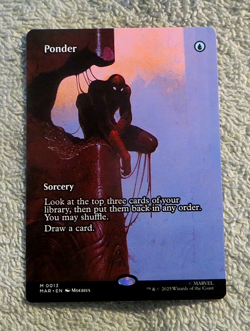 Ponder M 0013 Mythic Borderless - Magic MTG Marvel's Spider-Man - Image 3