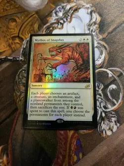 Mythos Of Snapdax Foil MTG Ikoria - Pack Fresh - - Image 1
