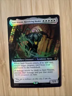 Magic The Gathering Spider-Man Anti-Venom, Horrifying Healer (Extended Art) Foil - Image 1