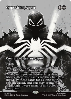 OPPOSITION AGENT mtg NM-M Spider-Man Marvel Universe Mythic - Image 1