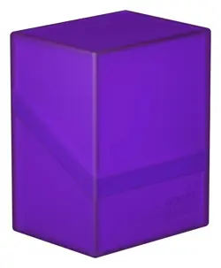 Ultimate Guard 80+ Boulder Standard Size Deck Case Amethyst (Purple) MTG Pokemon - Image 2
