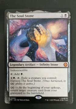 The Soul Stone Marvel's Spider-Man Regular Magic The Gathering Mtg - Image 1
