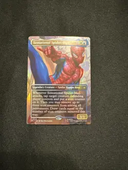 Sensational Spider-Man (Borderless) Marvel's Spider-Man FOIL MTG-0025 - Image 1