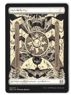 Plains () - Full Art #267 Phyrexia: All Will Be One NM - Image 1