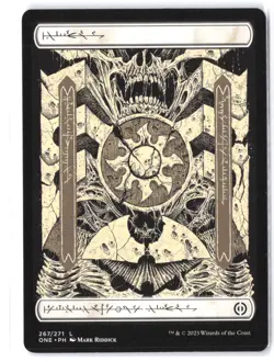 Plains () - Full Art #267 Phyrexia: All Will Be One NM - Image 1
