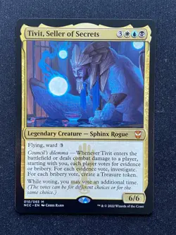 Tivit, Seller of Secrets - Streets of New Capenna MTG - Image 1