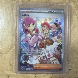 Pokemon TCG Lacey 172/142 Stellar Crown Special Illustration Rare Holo Trainer - Image 1