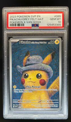 2023-25 Pokemon SV Black Star Promos SVP EN Pikachu #085 PSA 10 - Image 1