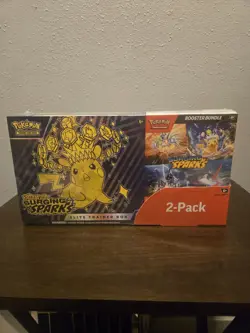 Pokemon TCG: Surging Sparks ETB with Booster Bundle - Sealed - Image 1