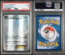 2014 Pokemon XY FA Dialga EX #122 Phantom Forces PSA 3 Low Pop New Cert - Image 3