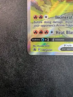 Charizard V Full Art 2022 Pokemon Black Star Alt Art Promo SWSH260 Sword Shield - Image 4