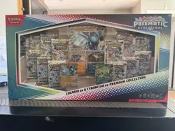Pokemon Lucario Ex Tyranitar Ex Premium Collection Prismatic Evolution - IN HAND - Image 1