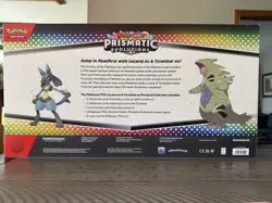 Pokemon Lucario Ex Tyranitar Ex Premium Collection Prismatic Evolution - IN HAND - Image 2