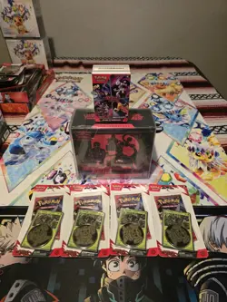 Pokemon - Destined Rivals - ETB + Booster Bundle + (4) Sealed Blister Packs - Image 1