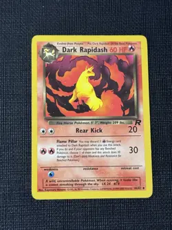 Dark Rapidash 44/82 Team Rocket Unlimited Pokemon TCG LP - Image 1