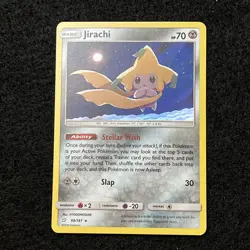 Pokemon JIRACHI 99/181 (Holo Rare) SM Team Up - NM/Near Mint - Image 1