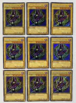 YGO Collectors Tin Forbidden Legacy Dark Magician Lot of 9 Secret Rare DMG-MP - Image 1