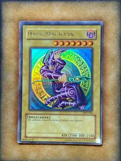 Yugioh Dark Magician SDY-006 Ultra Rare Original Print LP - Image 1
