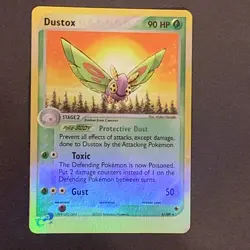 Dustox Reverse Holo Rare 6/109 EX Ruby and Saphire Pokemon Card - Image 1