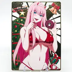 Zero Two - Random #/200 - Limited Edition Gold Metal Card - Goddess Story - Image 1