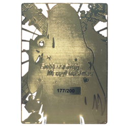 Zero Two - Random #/200 - Limited Edition Gold Metal Card - Goddess Story - Image 2