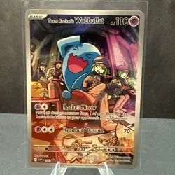 Team Rocket's Wobbuffet SV Scarlet & Violet Promo Cards 203 Promo Pokemon TCG NM - Image 1