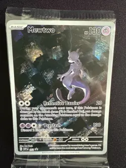 Mewtwo 052 Sv: Scarlet & Violet Promo Cards Holo - SEALED & in Hard Case - Image 1