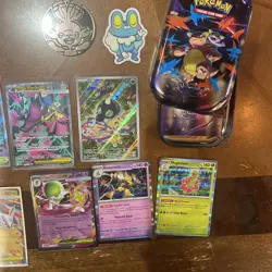 Mega Evolutions Pokemon Card Lot Of 9 Mega Gardevoir EX, mawhile, & tin/sticker - Image 3