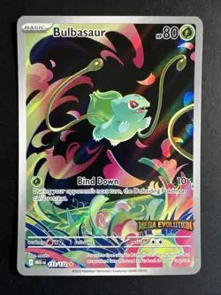 Pokemon Card - Bulbasaur FULL ART HOLO PROMO - Mega Evolution - Image 1