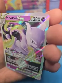 Pokemon TCG Mewtwo VSTAR Holo Ultra Rare Card 031/078 Near Mint Condition - Image 3