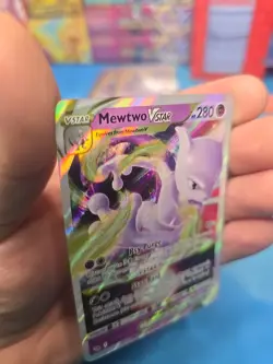 Pokemon TCG Mewtwo VSTAR Holo Ultra Rare Card 031/078 Near Mint Condition - Image 5