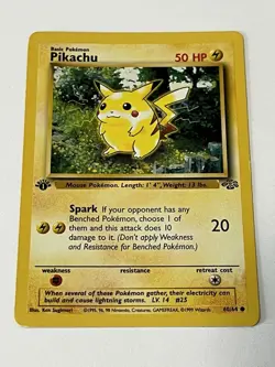 Pokemon Card Jungle 1st Edition Pikachu 60/64 Rare Vintage Near Mint - Image 5