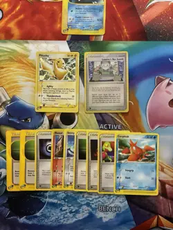 Vintage Pokemon Card Lot Fire E Series Blastoise Pikachu Eevee 44 Cards - Image 2
